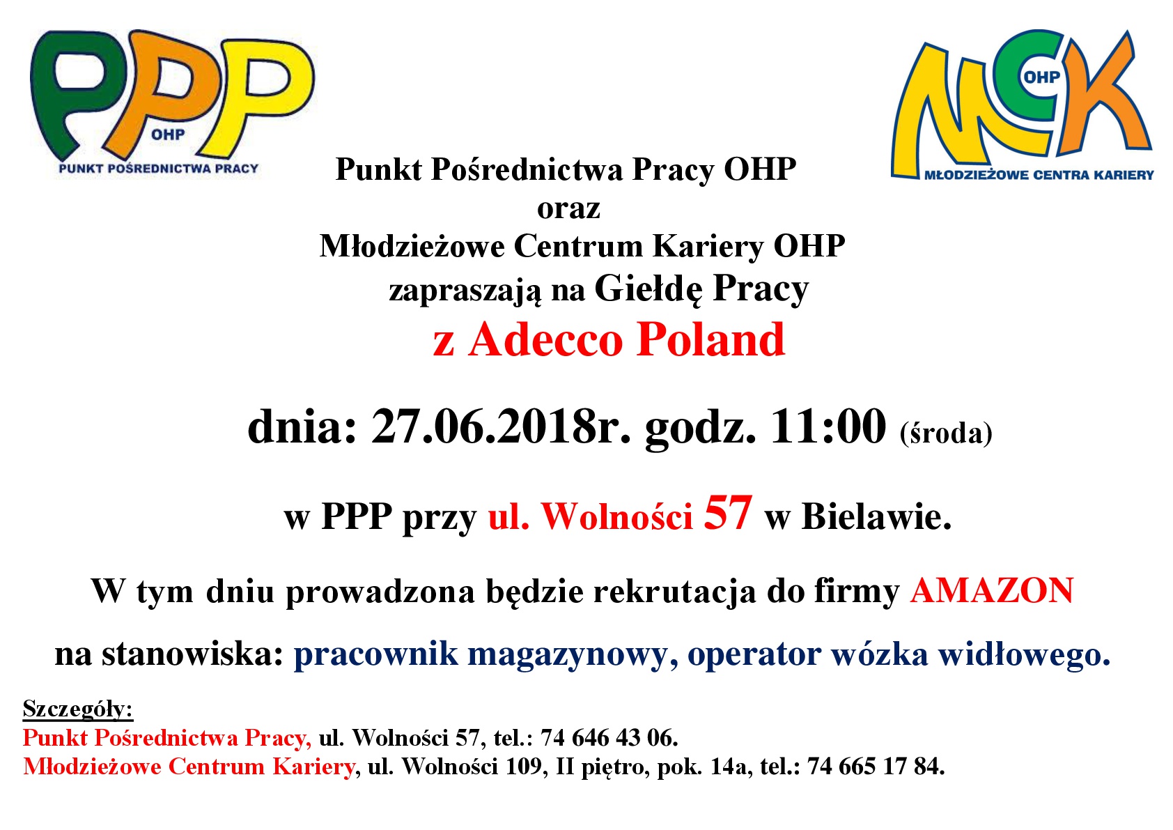 18.06.2018 Giełda pracy z Adecco Poland
