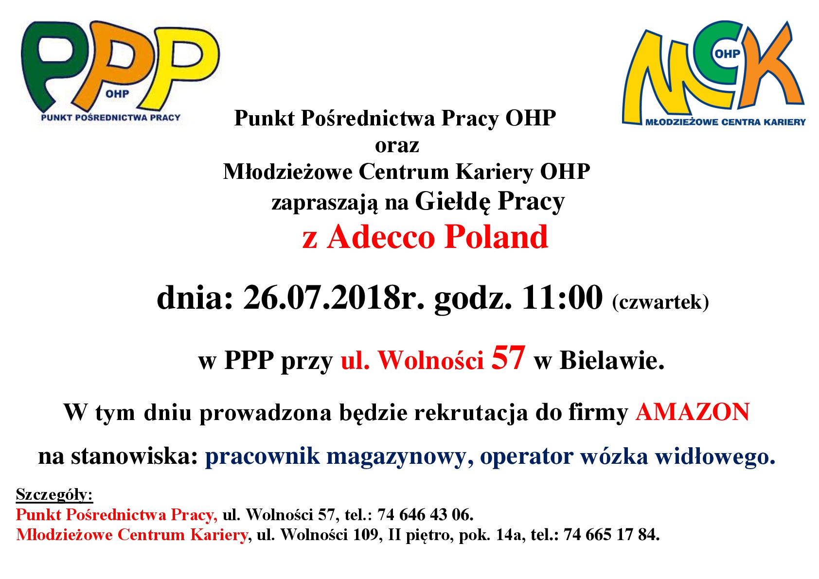 18.07.2018 Giełda pracy z Adecco Poland
